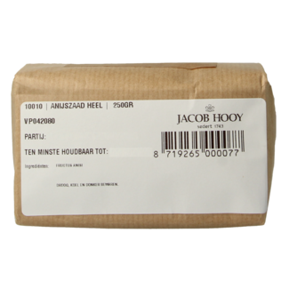 Jacob Hooy Jacob Hooy Aniseed whole 250 Gram