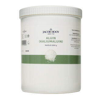 Jacob Hooy Alumbre en cristales finos tarro 1 Kilogramo