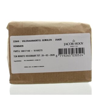 Jacob Hooy Jacob Hooy Valerian Root ground 250 Gram