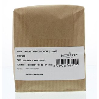Jacob Hooy Té verde/gunpowder 250 gramos