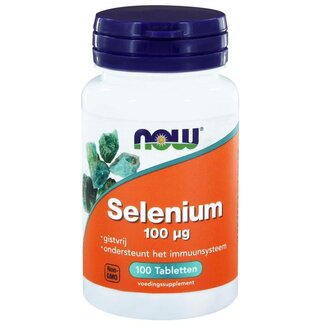 NOW Selenium Yeast-Free 100mcg 100 Tablets