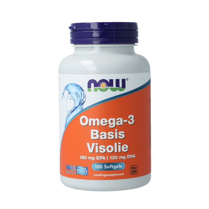 NOW Omega-3 Base Olio di Pesce | Supporto Cuore e Cervello