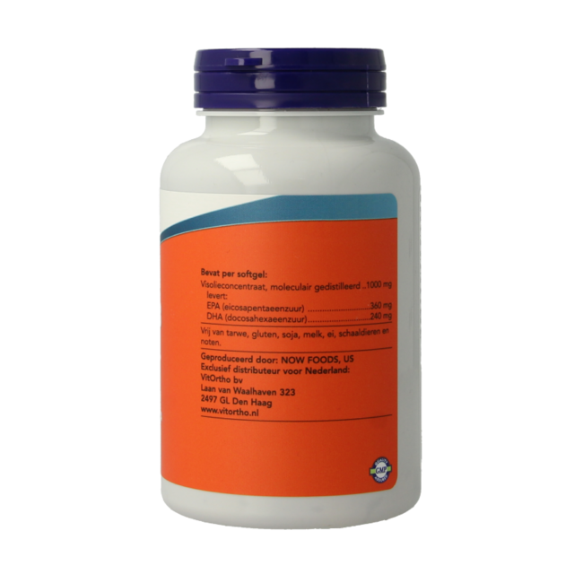 NOW Omega-3 Plus 360mg EPA 240mg DHA 60 Kapsułek Softgel