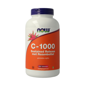 NOW C-1000 Sustained Release mit Hagebutte 250 Tabletten
