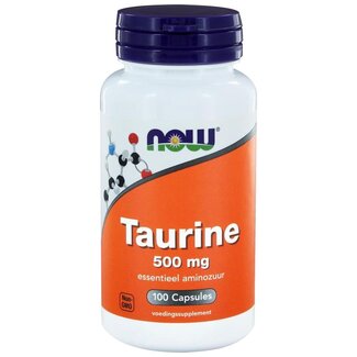 NOW NOW Taurine 500 mg 100 Kapseln
