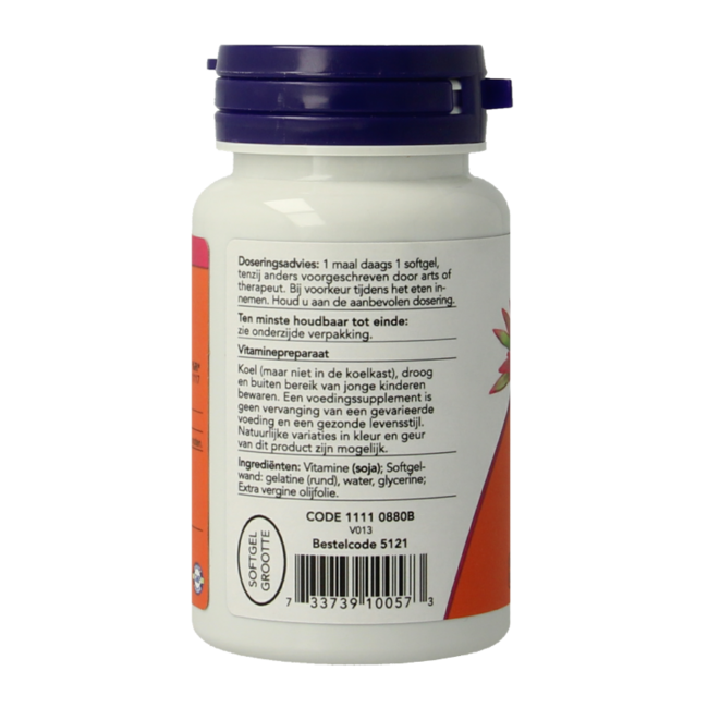 Vitamina E-200 tocoferoli misti naturali 100 Softgel