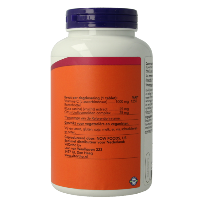 Vitamin C-1000 with rose hip and bioflavonoids 250 Tablets