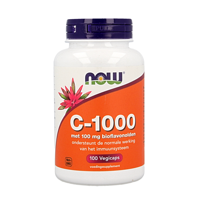NOW Vitamina C 1000mg Bioflavonoidi - Immunità & Vitalità