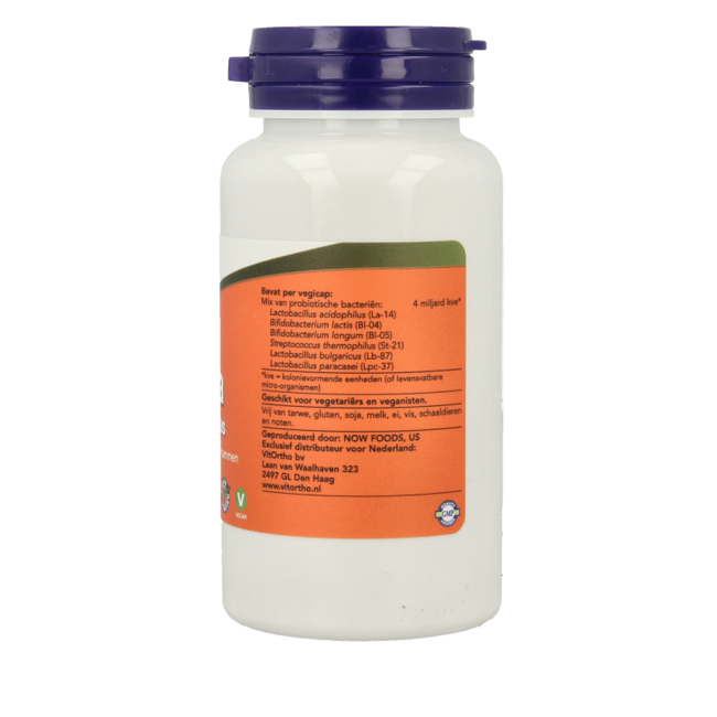 NOW Biotica 4x6 acidophilus 60 Cápsulas vegetarianas