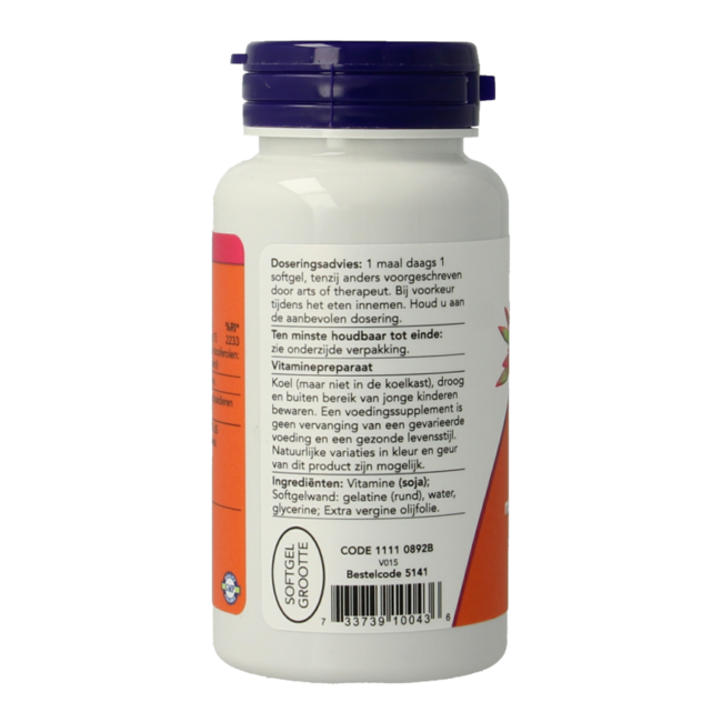 Vitamina E-400 tocoferoli misti 100 Softgel