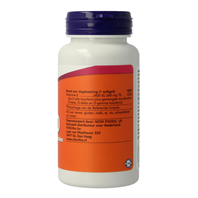 Vitamina E-400 tocoferoles mixtos 100 cápsulas blandas