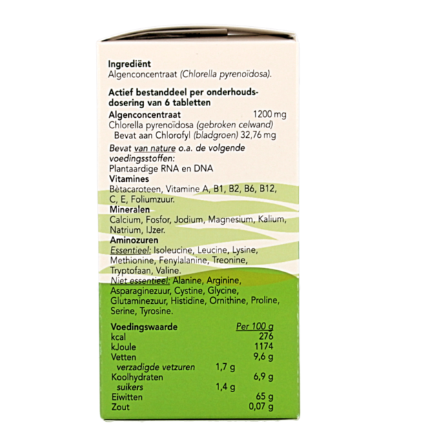Chlorella vital green 600 comprimidos