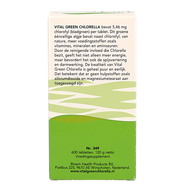 Chlorella vital green 600 Compresse