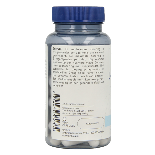 L-Glutamine 500 60 Cápsulas vegetarianas
