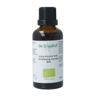 Cruydhof Viola tricolor herb / wild pansy tincture organic 50 Millilitre