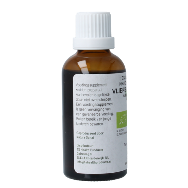 Cruydhof Sambucus nigra / vlierbloesem tinctuur bio 50 Milliliter