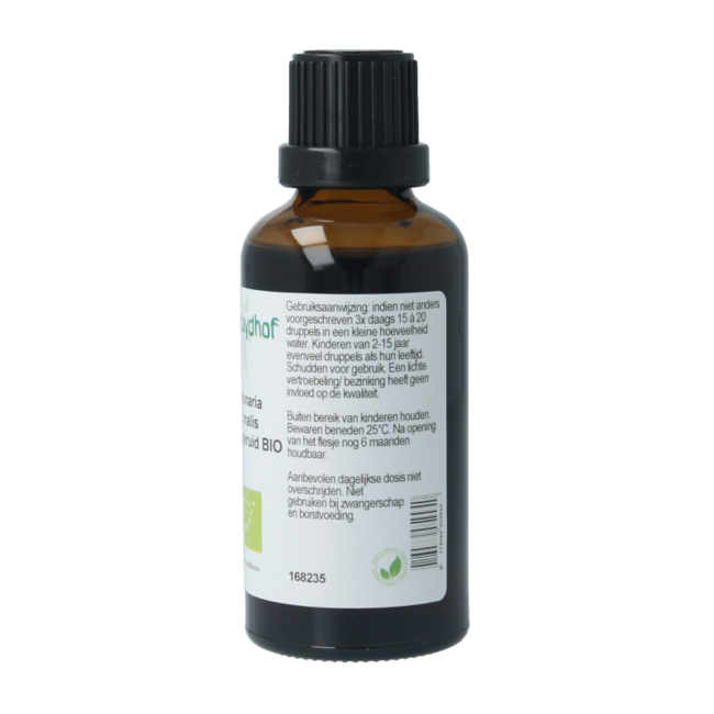 Cruydhof Pulmonaria off herb / lungwort tincture organic 50 Millilitre
