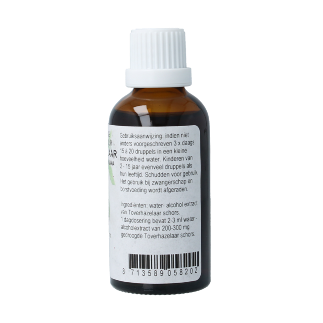 Cruydhof Hamamelis virginiana cort / Zaubernuss-Tinktur 50 Milliliter