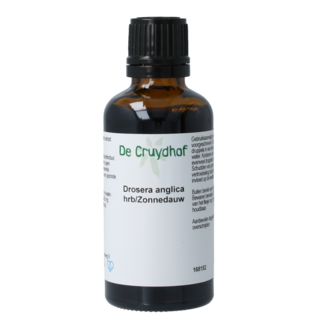 Cruydhof Cruydhof Drosera rotundfolia hrb / zonnedauw tinctuur 50 Milliliter