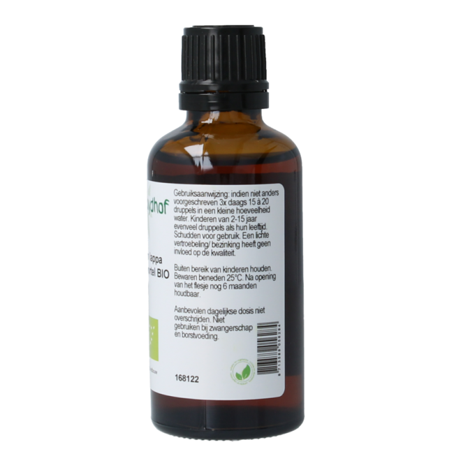 Cruydhof Arctium lappa/tintura de bardana mayor bio 50 mililitros