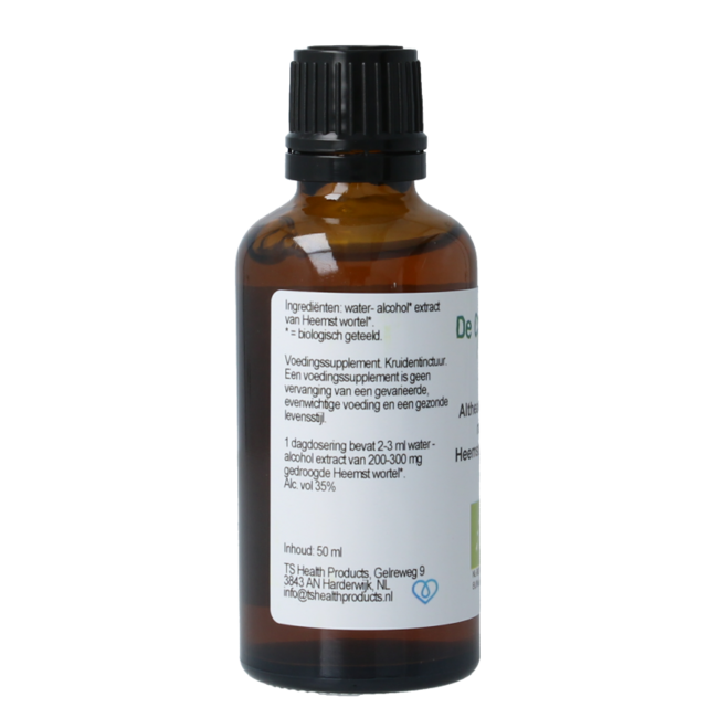 Cruydhof Althaea officinalis rad/tintura di altea bio 50 Millilitri