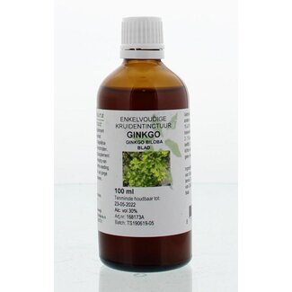 Cruydhof Cruydhof Ginkgo biloba folia tintura 100 mililitros