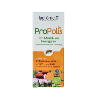 Ladrome Ladrome Propolis throat and mouth spray organic 30 Millilitres
