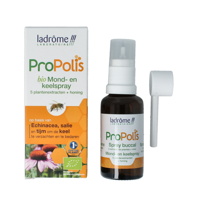 Ladrome Propolis Rachen- und Mundspray Bio 30 Milliliter