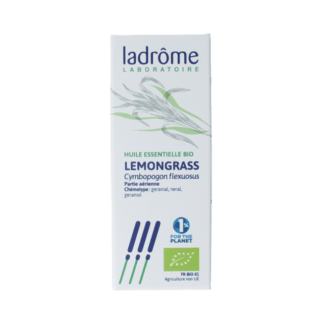 Ladrome Zitronengrasöl bio 10 Milliliter
