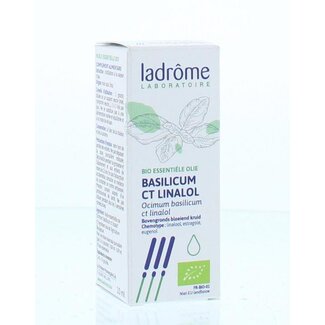 Ladrome Ladrome Basilicum olie bio 10 Milliliter
