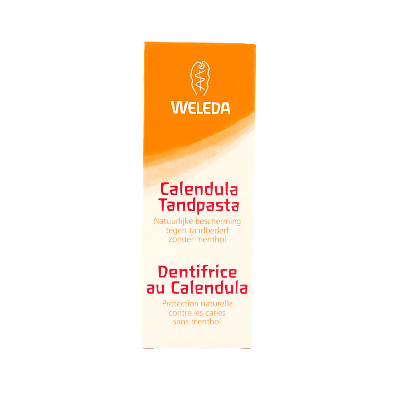 Weleda Pasta de dientes de caléndula para el cuidado bucal sin menta 75 mililitros
