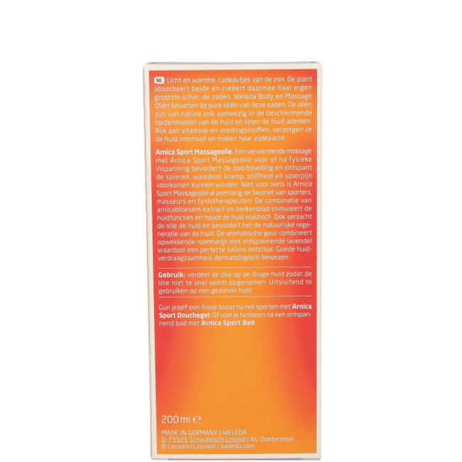 Arnika Sport-Massageöl 200 Milliliter