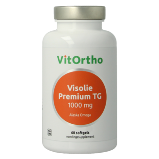 VitOrtho Huile de poisson premium TG 1000 mg 60 capsules molles