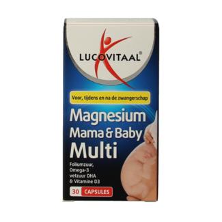 Lucovitaal Magnesio mamá y bebé multi 30 Cápsulas