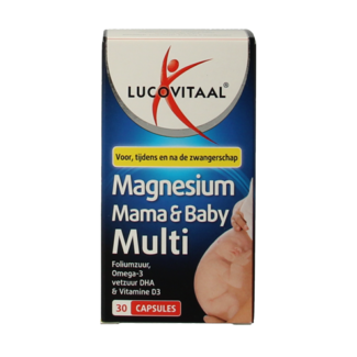 Lucovitaal Magnez mama i dziecko multi 30 kapsułek