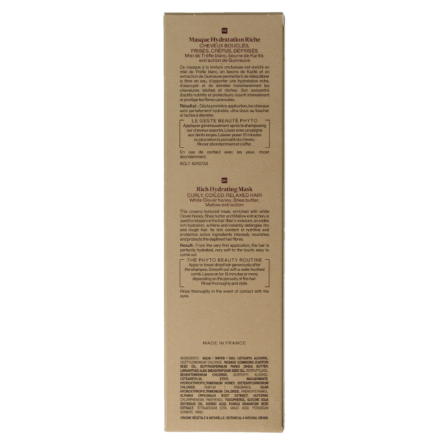 Phyto Paris Phytospecific masque hydratante rich 150 Milliliter