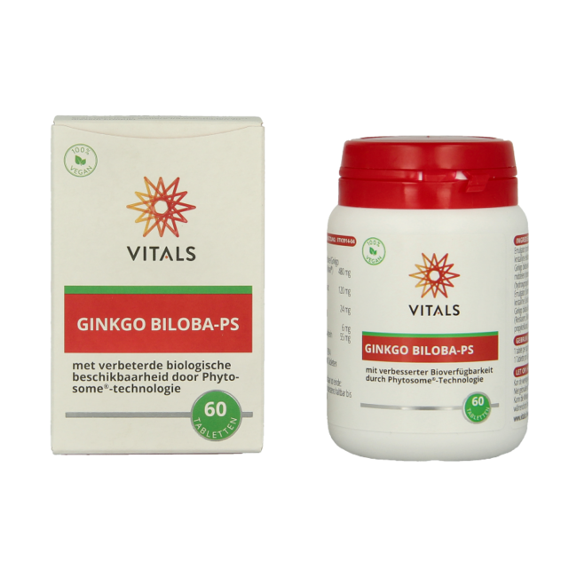 Vitals Ginkgo biloba PS 480 mg 60 comprimidos