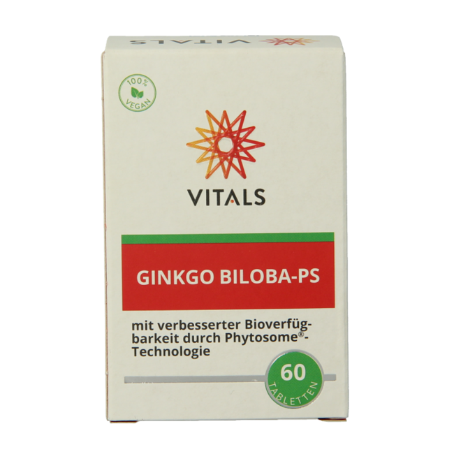 Vitals Ginkgo biloba PS 480 mg 60 comprimés