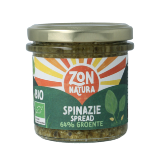 Zonnatura Zonnatura Crema de verduras con espinacas bio 135 gramos