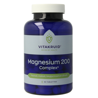 Vitakruid Magnesium 200 Complex Taurato Malato Bisglicinato 90 comprimidos