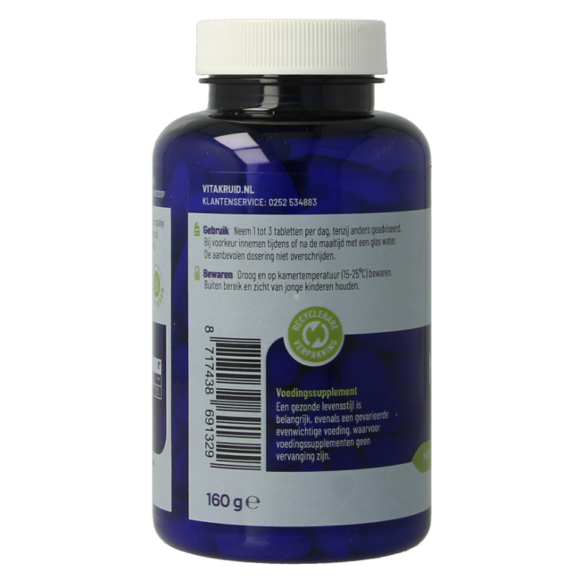 MSM 1000 mg > 99,9% puro + vitamina C 120 comprimidos