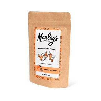 Marley's Amsterdam Marley's Amsterdam Shampoovlokken vet haar –eucalyptus & groene klei 50 Gram