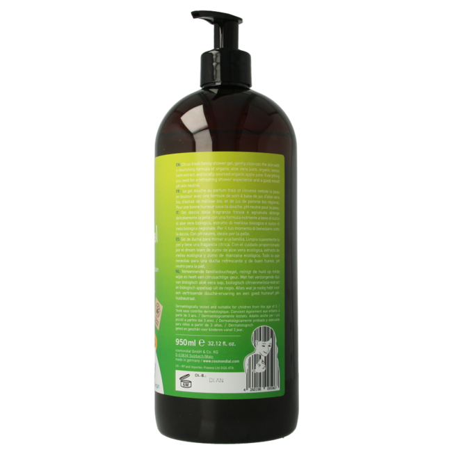 Benecos natural beauty Naturalny żel pod prysznic rozmiar rodzinny Chwila Wellness 950 mililitrów