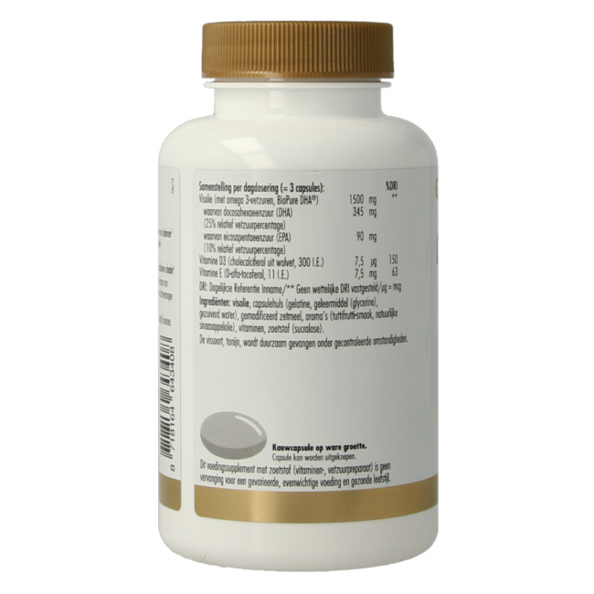 Golden Naturals Oméga 3 huile de poisson enfants 60 capsules