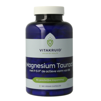 Vitakruid Magnesio Taurato con Vitamina B6 (P-5-P) 180 Capsule Vegetariane
