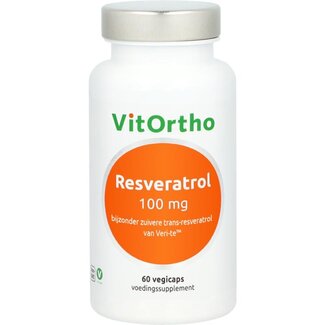 VitOrtho VitOrtho Resveratrol 100 mg 60 Cápsulas vegetales