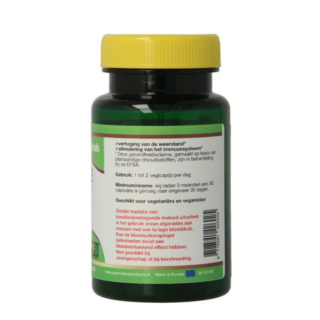 SNP Maitake fermented 400mg pure 60 Vegetarian capsules