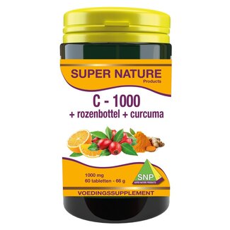 SNP Vitamin C + rosehip + turmeric 1000mg 60 Tablets