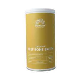 Mattisson Organic beef bone broth 180 Gram