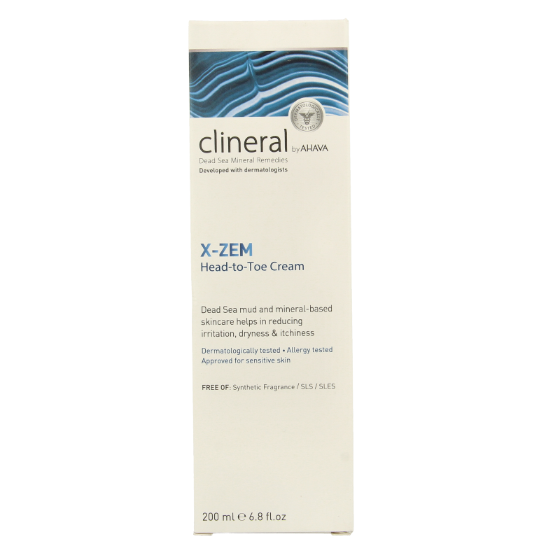 Ahava Clineral x-zem head-to-toe cream 200 mililitros